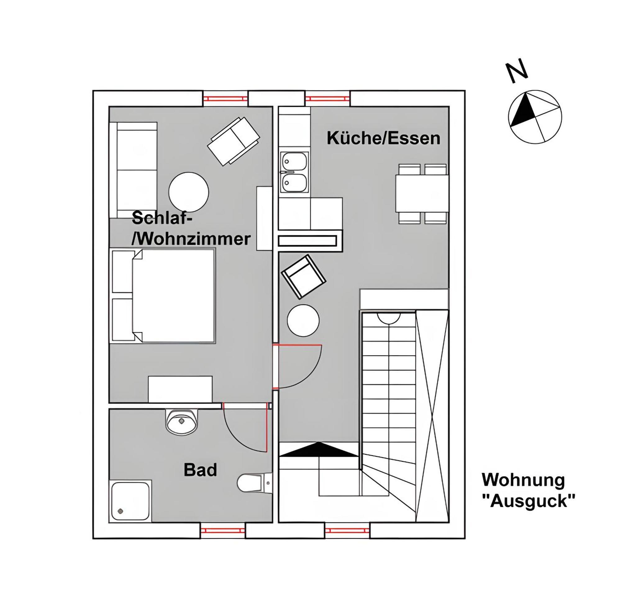 Café Perlmuschel Appartement Iznang