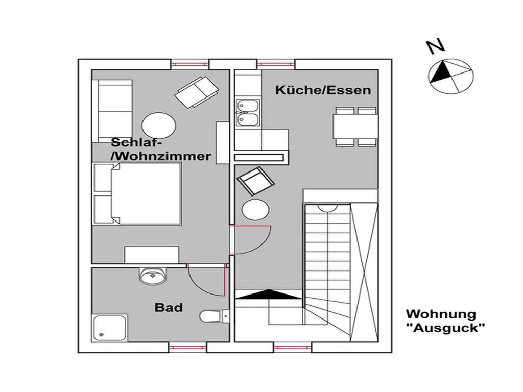 Apartment Cafe Perlmuschel Iznang